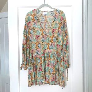Skylar + Madison “Always Delightful” Multi Floral Print Dress